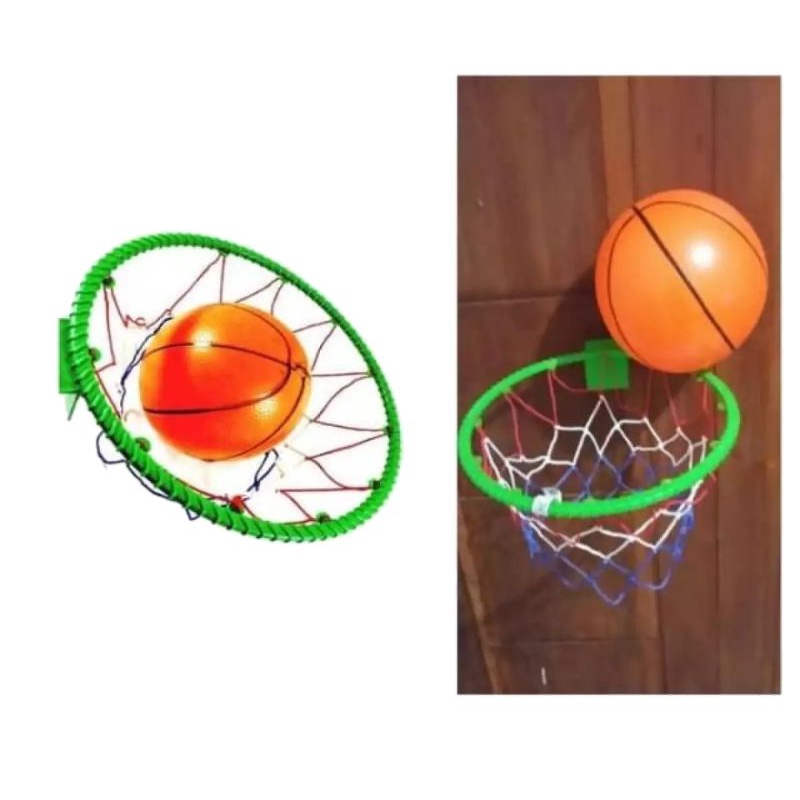 RING BASKET + SATU PAKET RING BASKET+BOLA MINI MAINAN ANAK ANAK