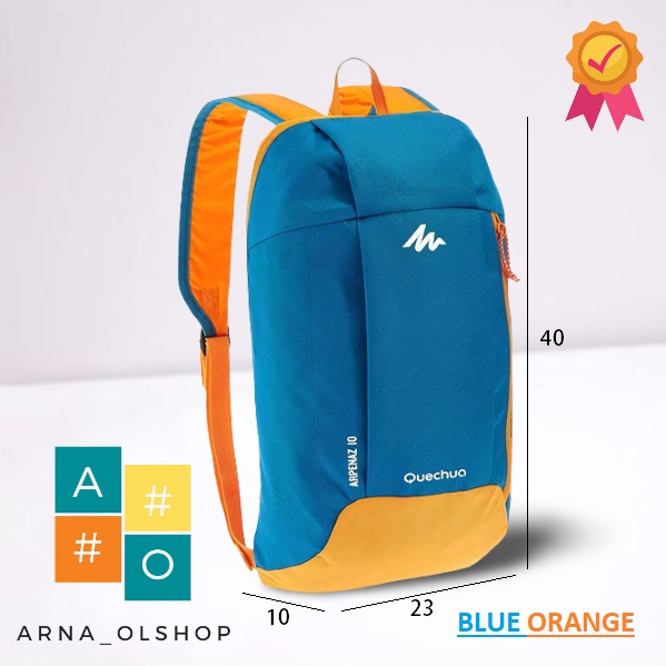 Quechua Tas Ransel Sepatu Sport Mini 10 Liter Anti air Resleting Best Quality Murah