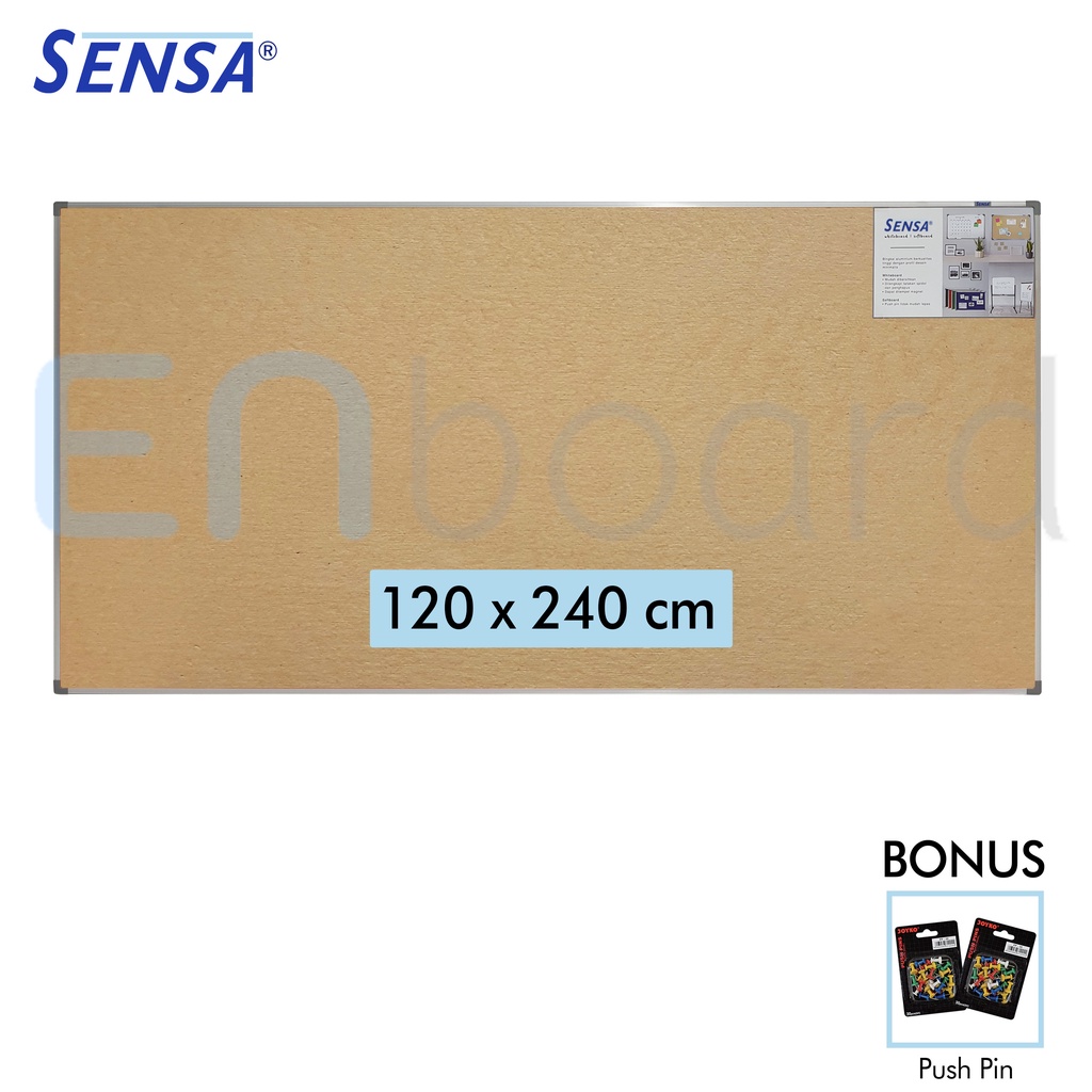 

Oftboard Pin Board Cor Board Papan Gumuman Mading Gantung Polo Ena 120 240 Cm
