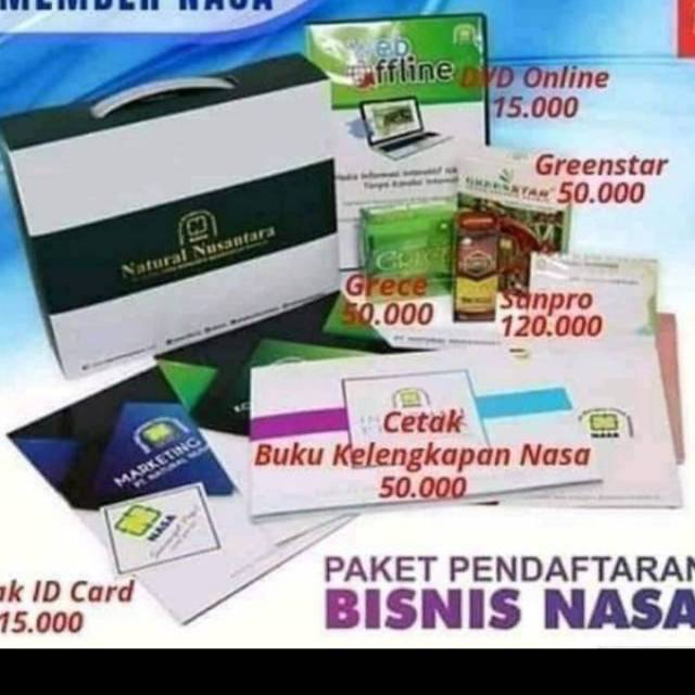 

Paket pendaftaran member NASA