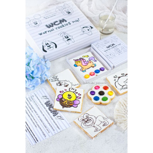 

Warnai Cookies Mu / paint your own cookies / mewarnai cookies