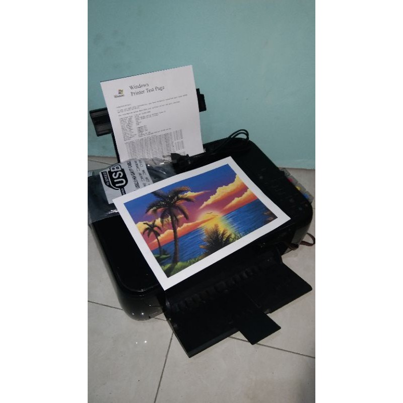 printer Canon mp287 print scan copy second siap pakai