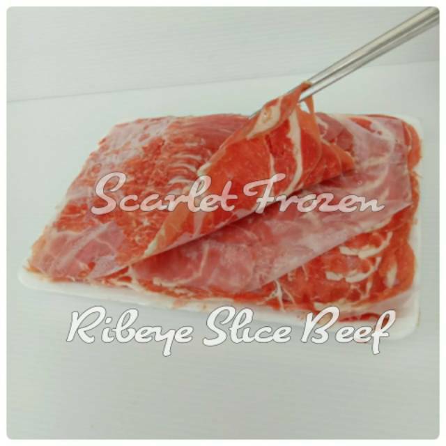 

RIBEYE SLICE BEEF 500 GRAM | SHABU, BARBEQUE, SUKIYAKI
