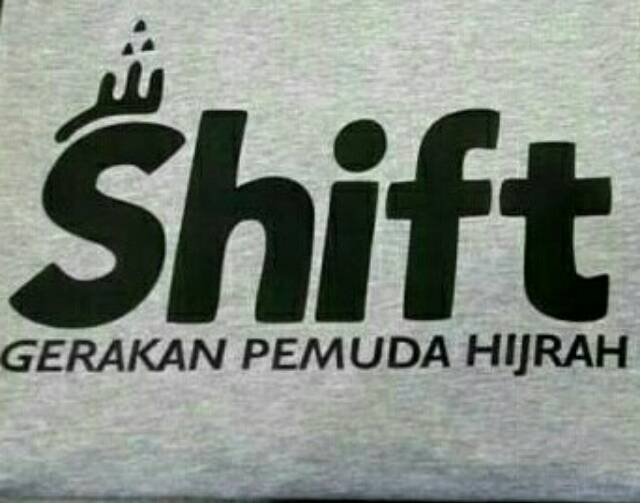 Polyflek combed 30s Paket Kaos dakwah SHIFT gerakan pemuda hijrah tangan pendek