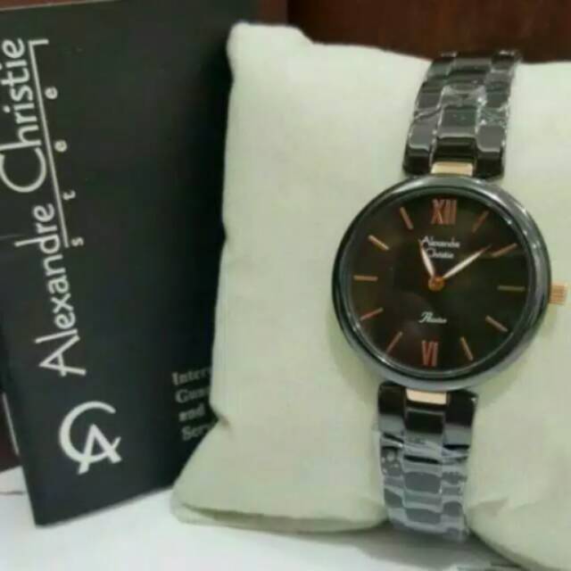 MEWAH ELEGAN BAHAN KRAMIK ORIGINAL JAM TANGAN ALEXANDRE CHRISTIE