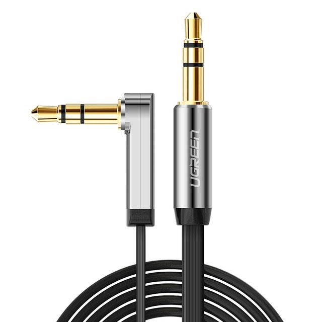 

PROMO - UGREEN Kabel Audio AUX L Jack 3.5mm 1 Meter - AV119 - Black