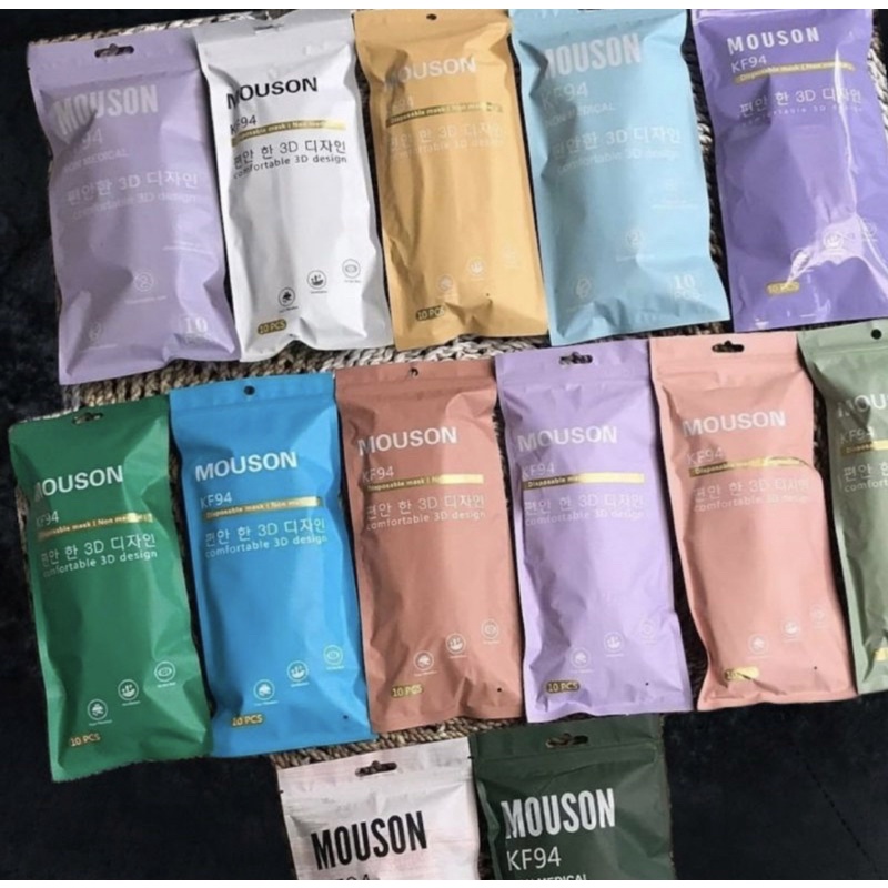 masker mouson kf94 original higenis 1pack 10pcs