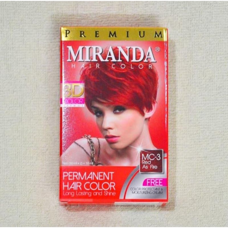 Miranda Hair Colour 30gr | Cat Rambut Miranda | Pewarna Rambut Miranda