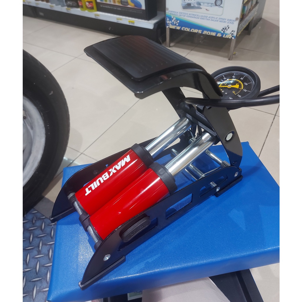 POMPA ANGIN KAKI 2 TABUNG / POMPA MOTOR / POMPA SEPEDA POMPA UDARA