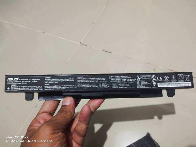 Baterai ASUS X450 X450C X450CA X450CP X450V X452C X452CP X452E X550A A450A A450L A550C A41-X550A