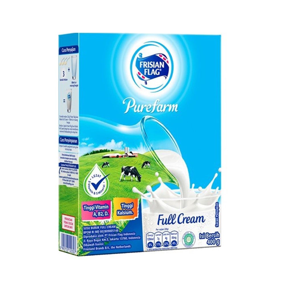 Frisian Flag Susu Bubuk Keluarga Fullcream 400g - 1 pcs