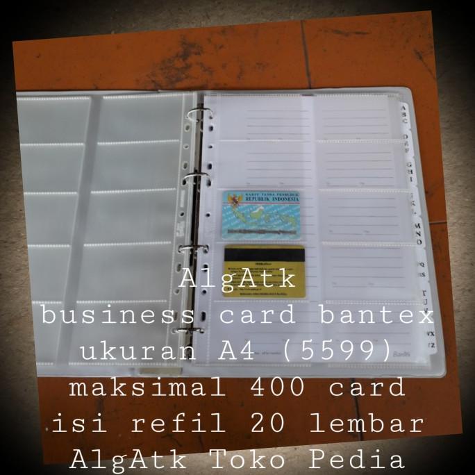 

COD Business Card Bantex. Album Kartu Nama Size A4 No ref 5599. PROMOKode 5151
