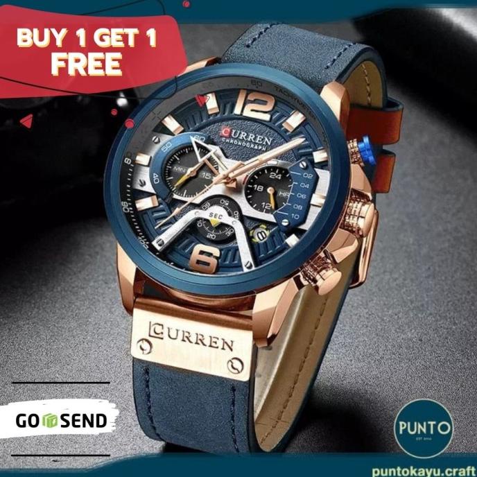 Jam Tangan Pria Curren 8329 Original Garansi Resmi 1Tahun