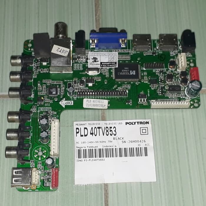 MB TV POLYTRON PLD 40TV853 - MAINBORD TV POLYTRON PLD 40TV853 - MESIN TV POLYTRON 40TV853