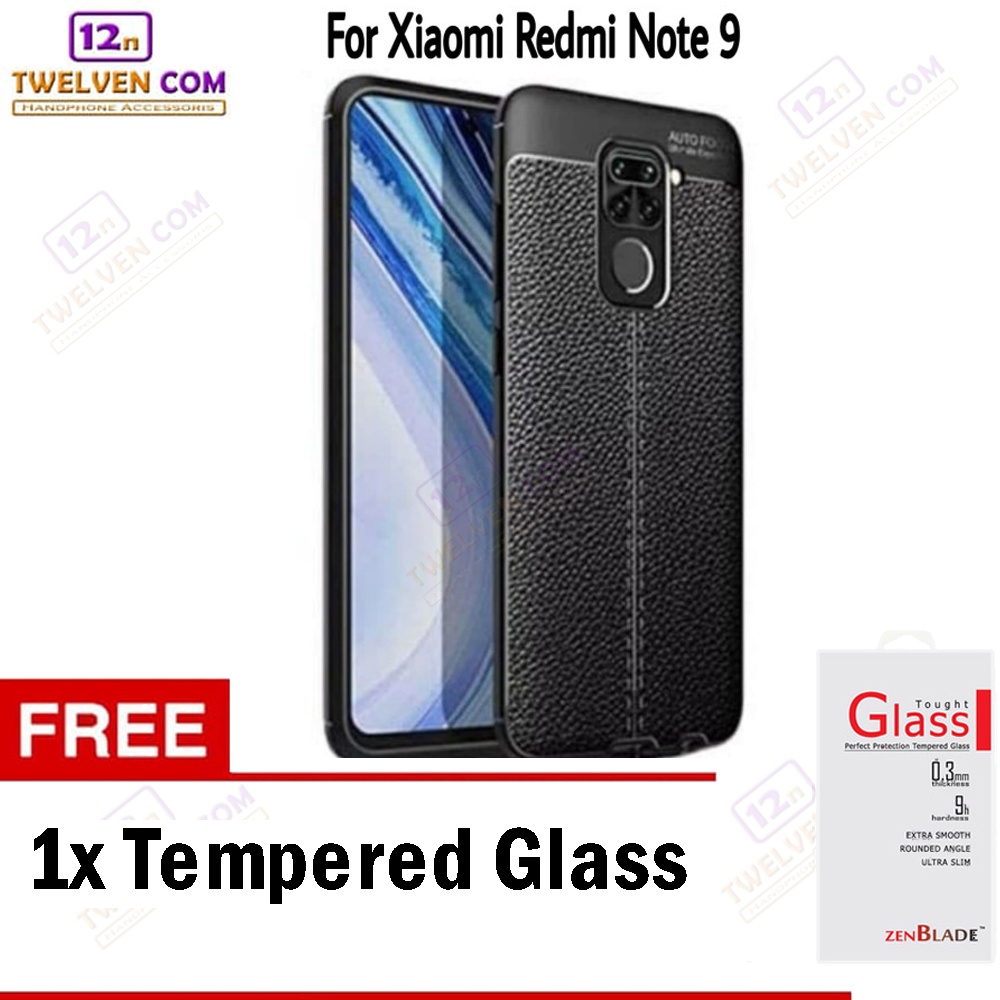 [FLASH SALE] Case Auto Focus Softcase Xiaomi Redmi Note 9 - Free Tempered Glass