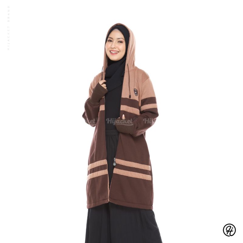 ⭐BUY 1 GET 2 GIFT⭐ HIJACKET® ORIGINAL MALIKA JAKET MUSLIMAH ROUNDHAND-COCO