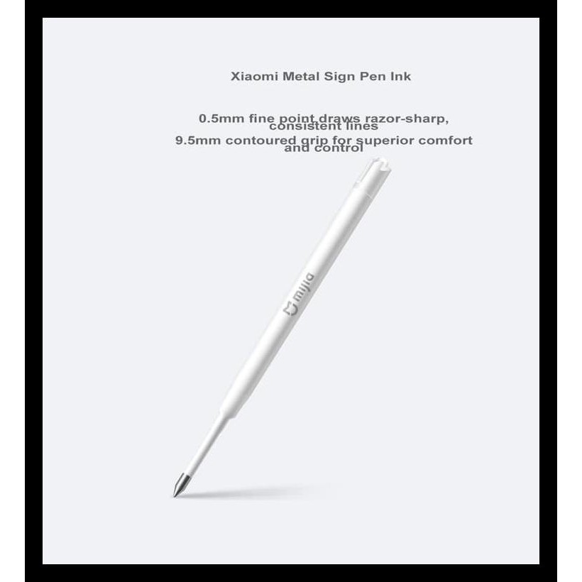 

Murmer Xiaomi Mijia 0.5Mm Metal Sign Pen + Signature Pen Ink Refills Pack 3Pc - Emas Barang Bagus