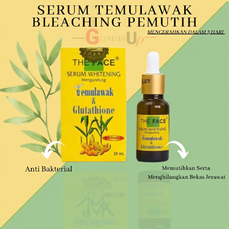 THE FACE SERUM TEMULAWAK BPOM - TEMULAWAK SERUM THE FACE BPOM