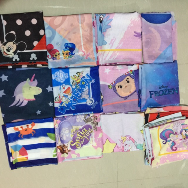 VOAL PRINTING ANAK KARAKTER MINUS / HIJAB ANAK REJECT {RANDOM}