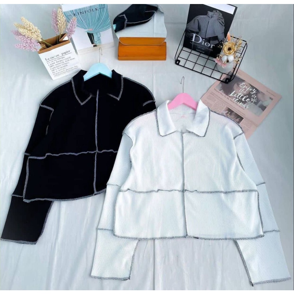 1KG MUAT 7PCS | MONIC OVERSIZE BASIC SHIRT TOP HITS OOTD SELEBGRAM FASHION GROSIR MURAH WANITA MASA KINI