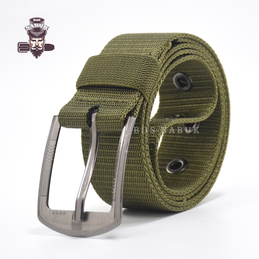 Ikat Pinggang Pria Nylon Canvas Terbaru Sabuk Pria Tactical Military Gesper Kanvas Nylon Men Belt-BS223