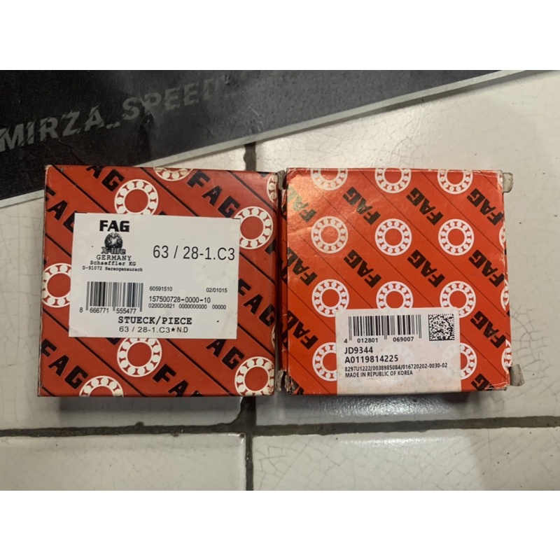 Bearing Kruk As FAG Satria Fu 63/28 6207 C3
