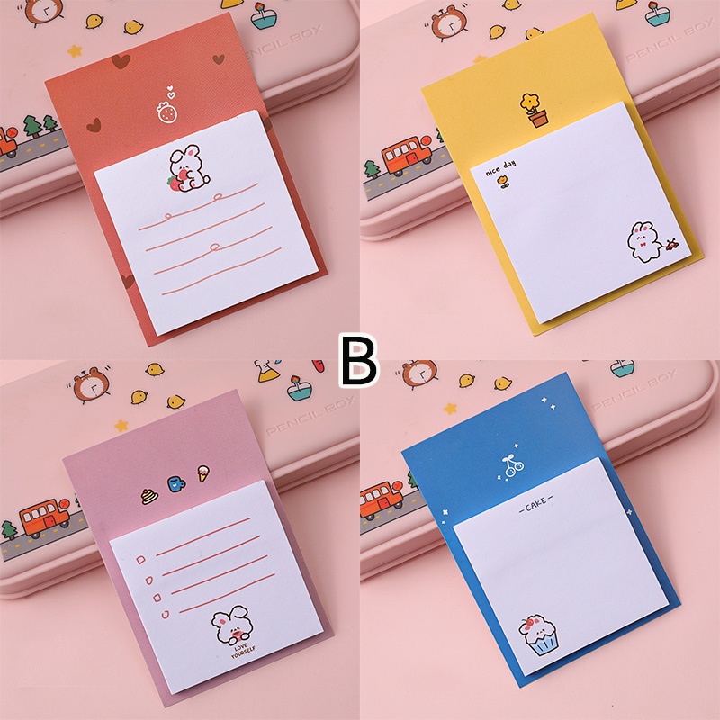 Korean Cartoon Sticky Notes Student Guestbook Memo Pad