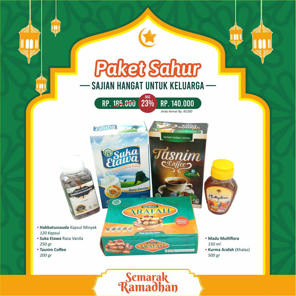 

Paket Sahur - Sajian Hangat Untuk Keluarga