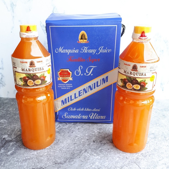 

(BISA COD) Sirup Markisa Marquisa Medan Sarang Tawon Millennium Heavy Juice 1L - BUBBLE STANDARD