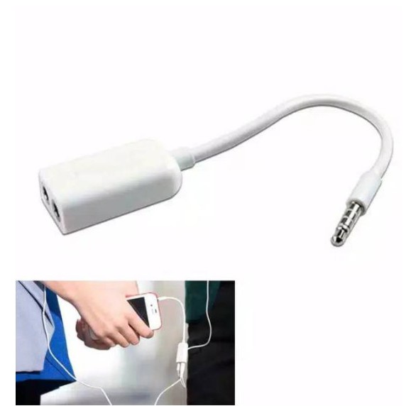 AUDIO Splitter Jack 3.5mm 2in1 - Splitter Audio jack 3.5mm