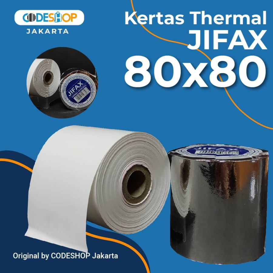 

KERTAS THERMAL JIFAX ROLL 80x80 80 x 80