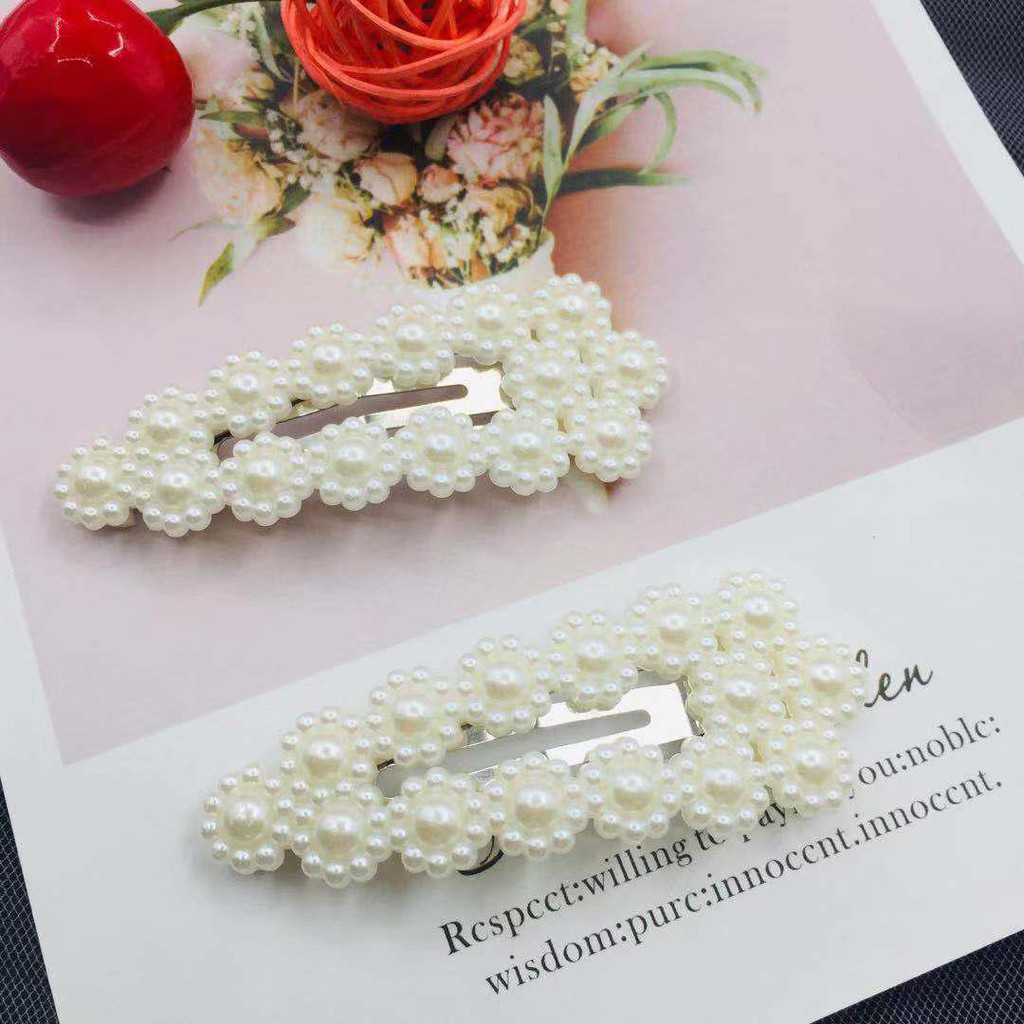 Trixie Pearl Hairpin Hair Clip Import Korean Premium Jepit Mutiara