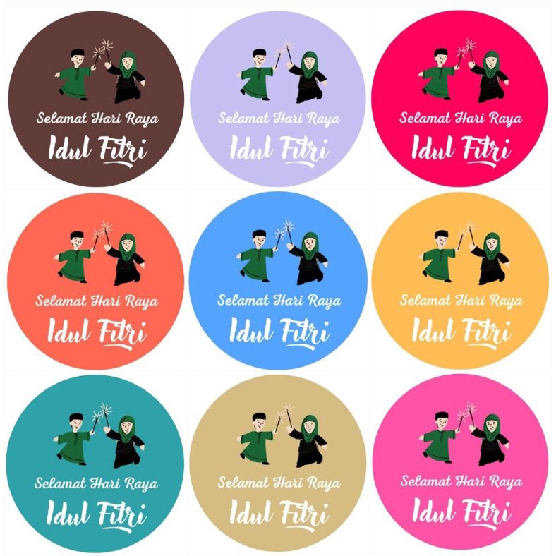 

STICKER LEBARAN IDUL FITRI BULAT KODE D