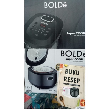 BOLDE Super Cook Less Sugar Firewood 2L Rice Cooker Magicom Digital