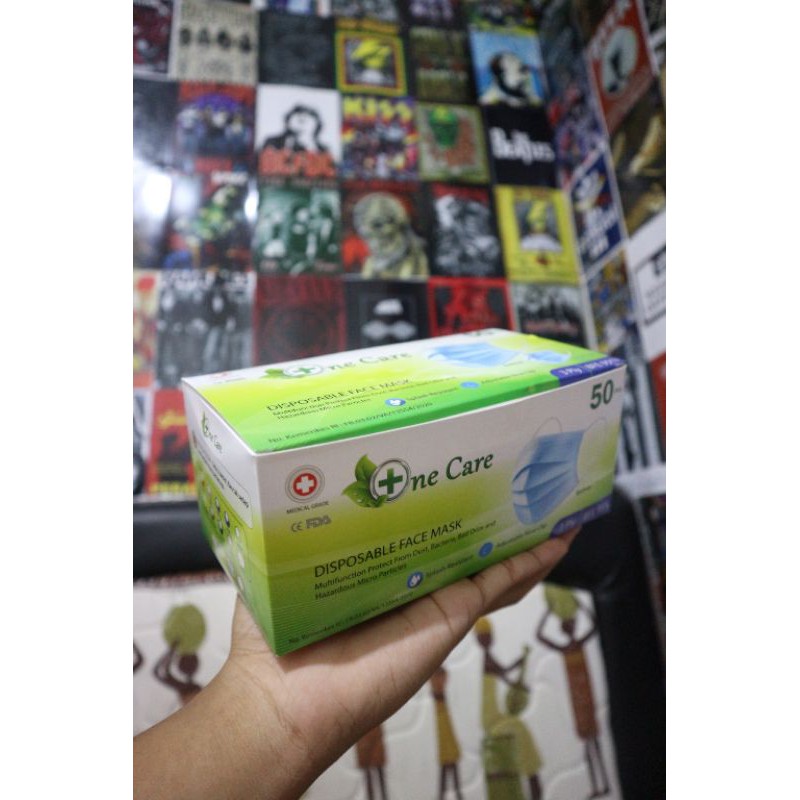 Masker 3 Ply BFE 95% Onecare