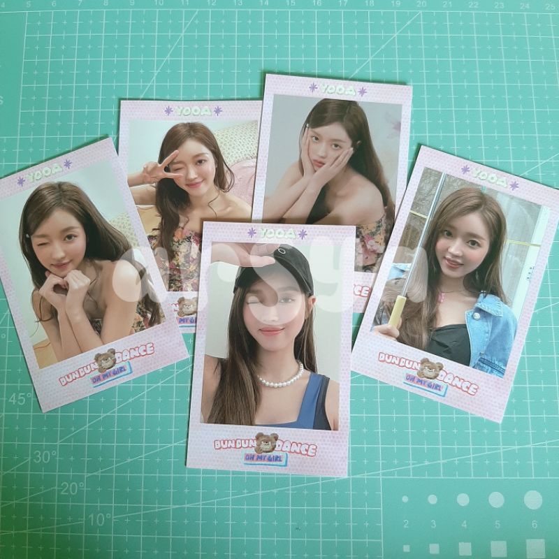oh my girl yooa md dun dun dance polaroid deco
