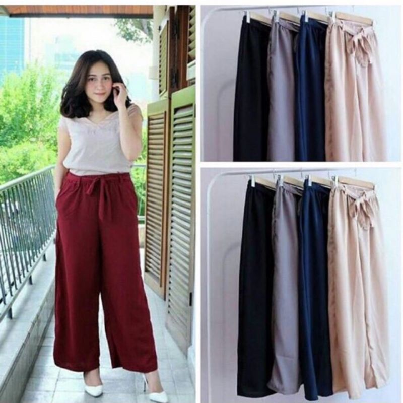 KULOT PANTS WOLFIS CELANA PANJANG WOLFIS