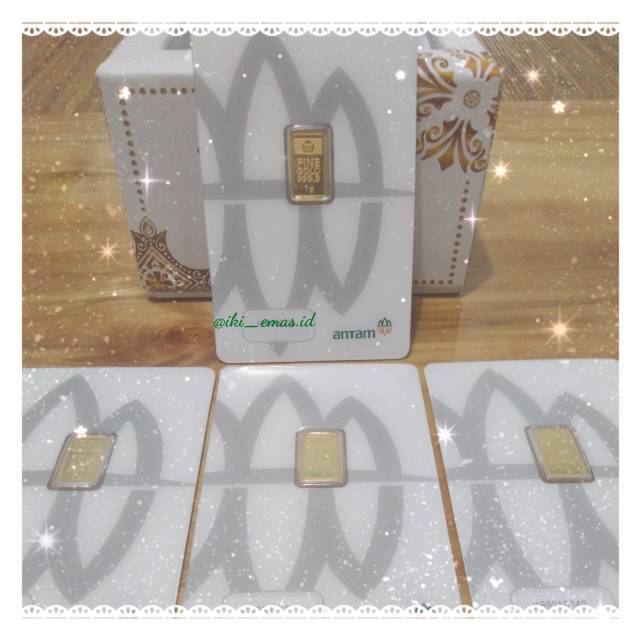 Emas Antam 1 Gram Logam Mulia 24 Karat