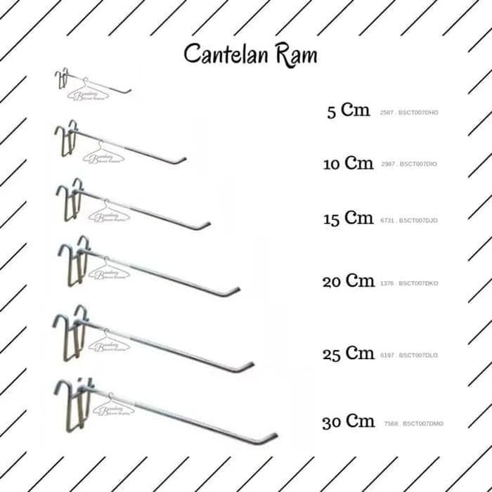 Cantelan ram gantungan ram barang acc hp dll