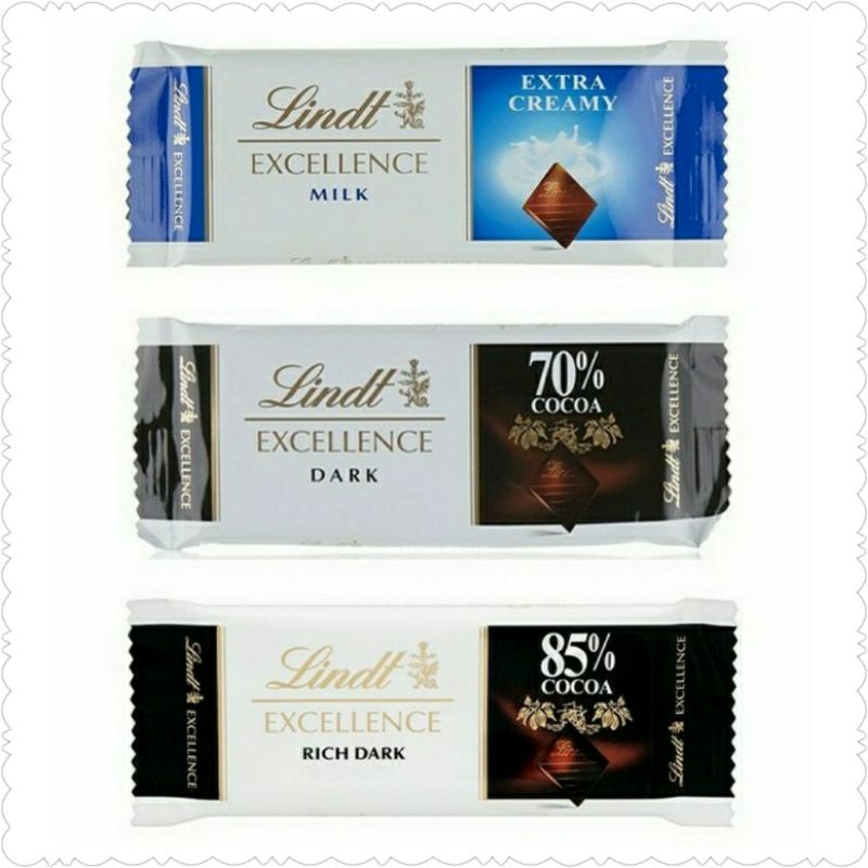 

Lindt Excellence Milk / Dark 35gr Chocolate