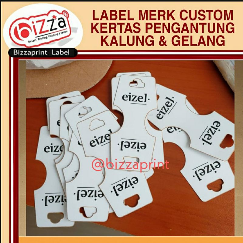 

Label Kertas Penggantung Kalung & Gelang Custom Desain