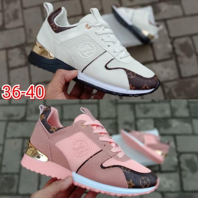 Ready# Sepatu Sneakers Wanita Louis Vuitton Lv Premium Original