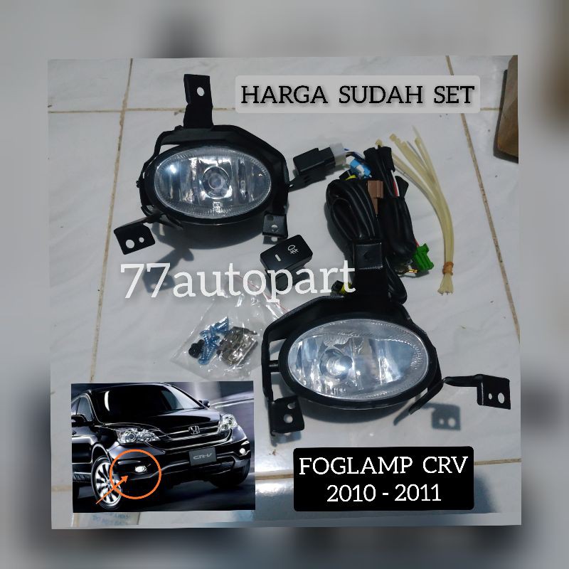 Lampu kabut foglamp crv 2010 2011