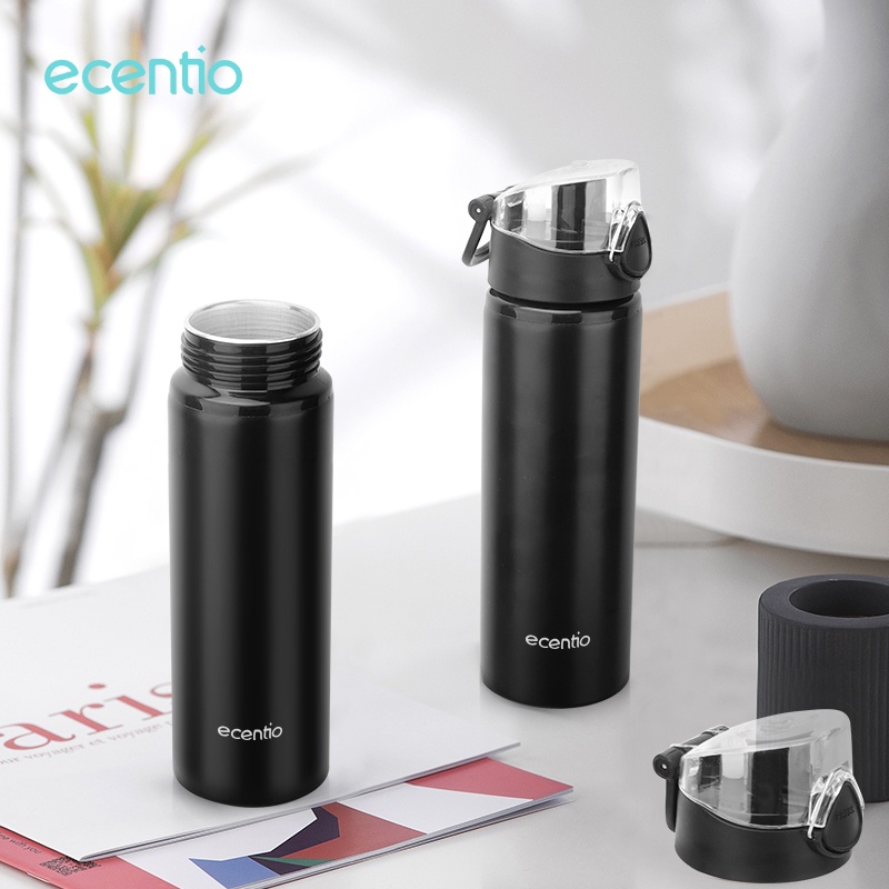 ecentio 750ml tumbler aluminium botol air sports water cup botol minum bottle cangkir aluminium besar