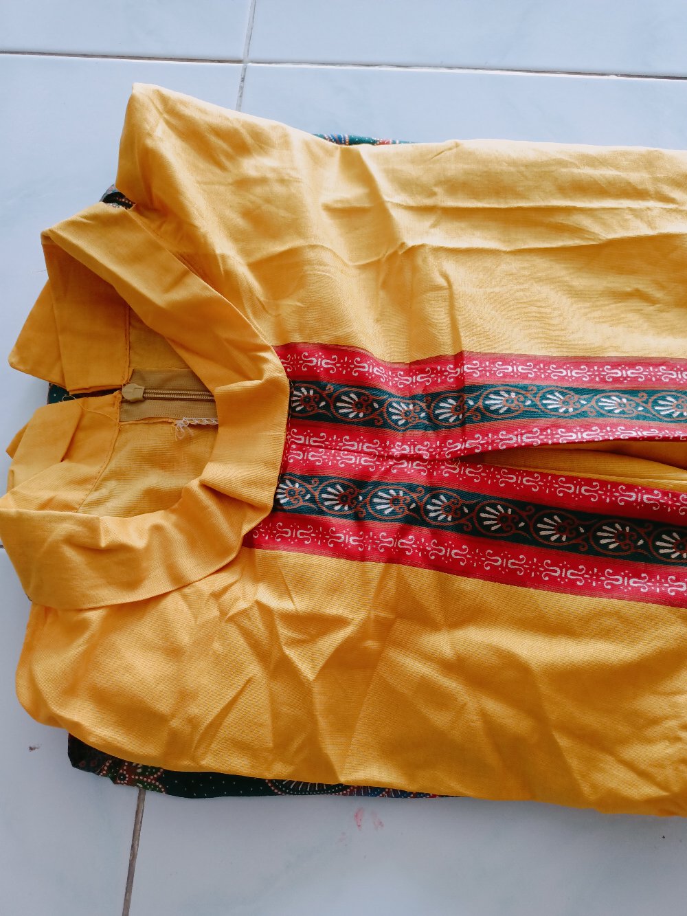 Atasan Batik Tunik Dress Kerja Wanita Modern Lengan Panjang Katun Berkwalitas Size Ukuran Jumbo