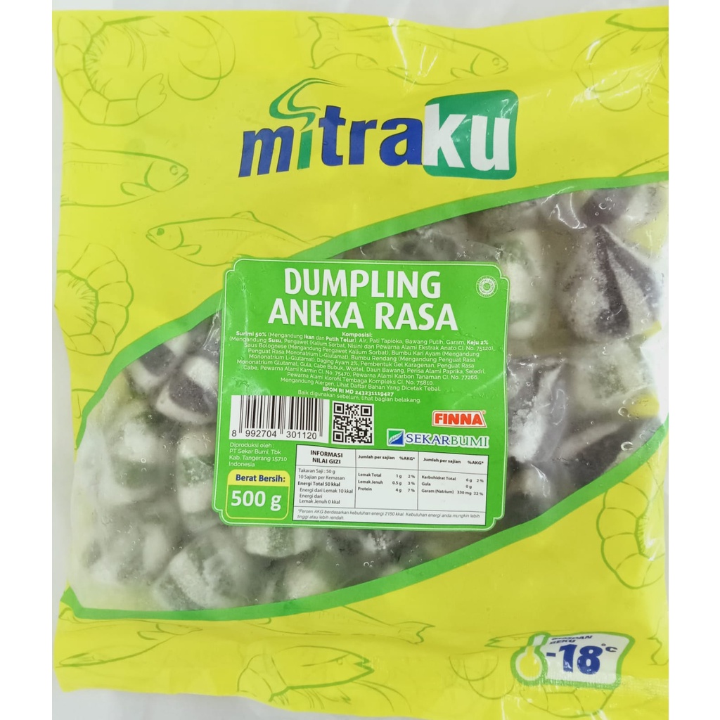 

Mitraku Dumpling Aneka Rasa 500 gr - Daily Food Manado