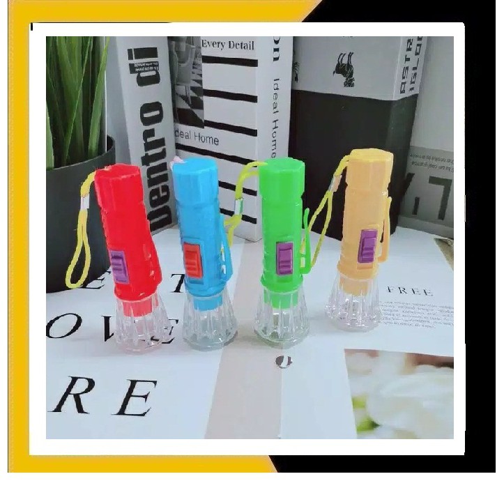 gantungan kunci senter led free baterai/ SENTER MINI