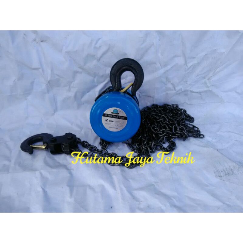 Chain block blok katrol takel 2 Ton Rantai 3 Meter