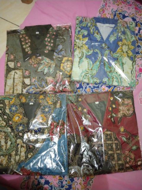 Kemeja Batik Tulis Lengan Pendek Bahan Katun Primis Berfuring Tebal N Adem Cod Batik Pekalongan Asli