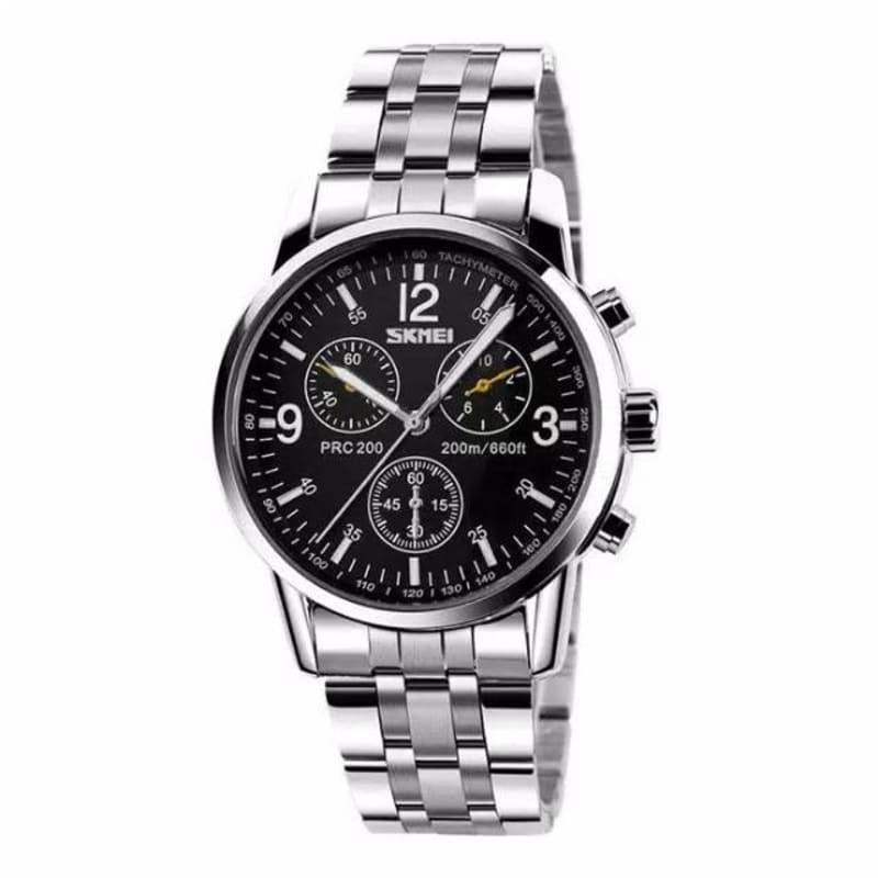 SKMEI 9070 Jam Tangan Pria Fashion Business Quartz Men